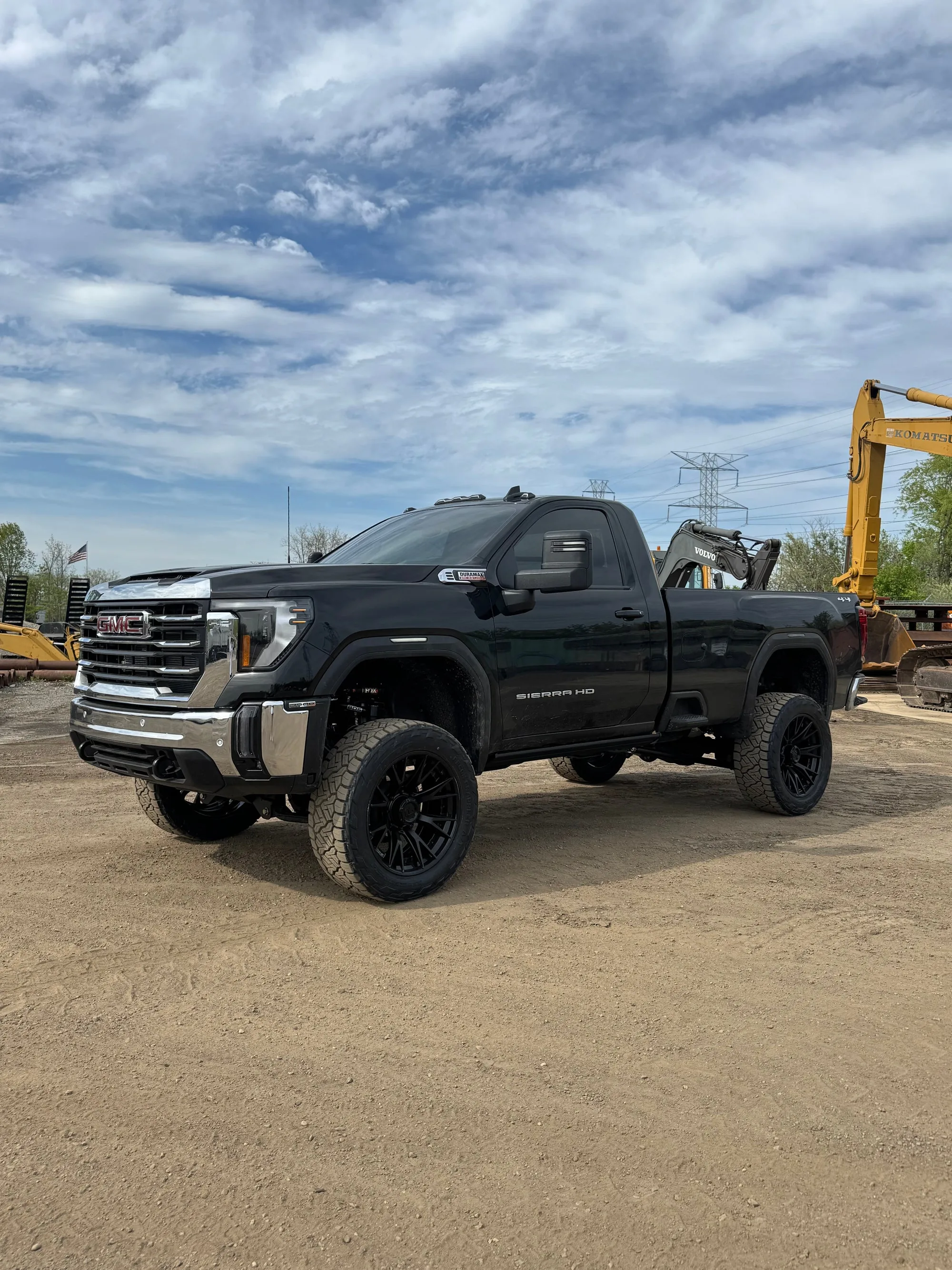 2025 GMC 3500 Regular Cab built by Boss Trucks Customs