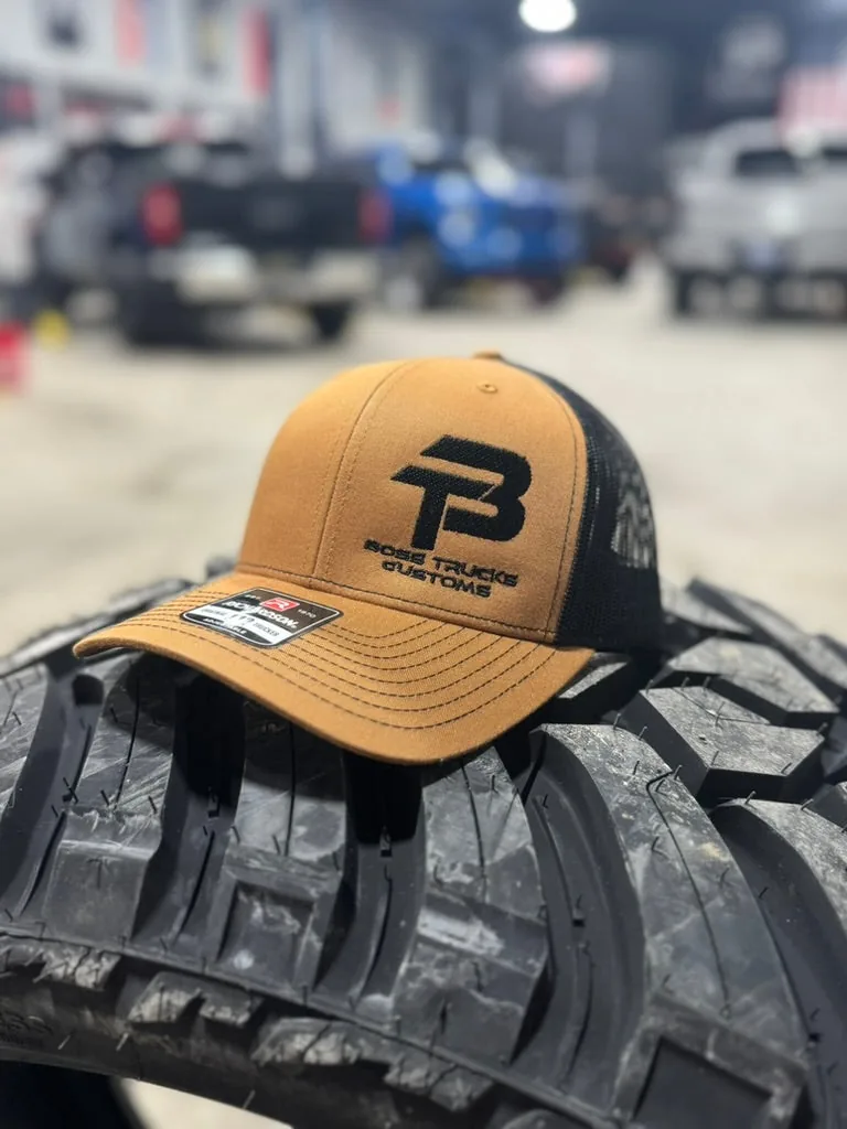 Tactical Tan BTC Hat on a Richardson 112 cap