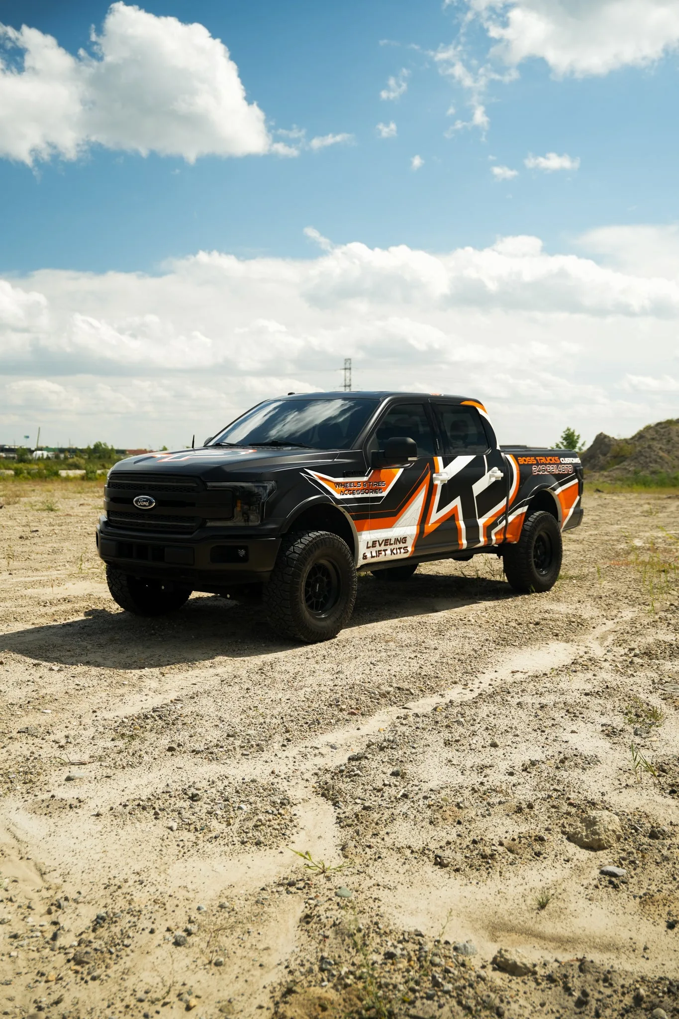 Fleet maintenance and service for work trucks at Boss Trucks Customs